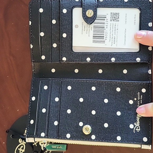 NWT Kate Spade Minnie Mouse Wallet - Picture 2 of 4